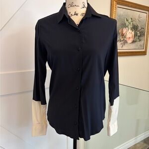 CALLENS Silk Button Down